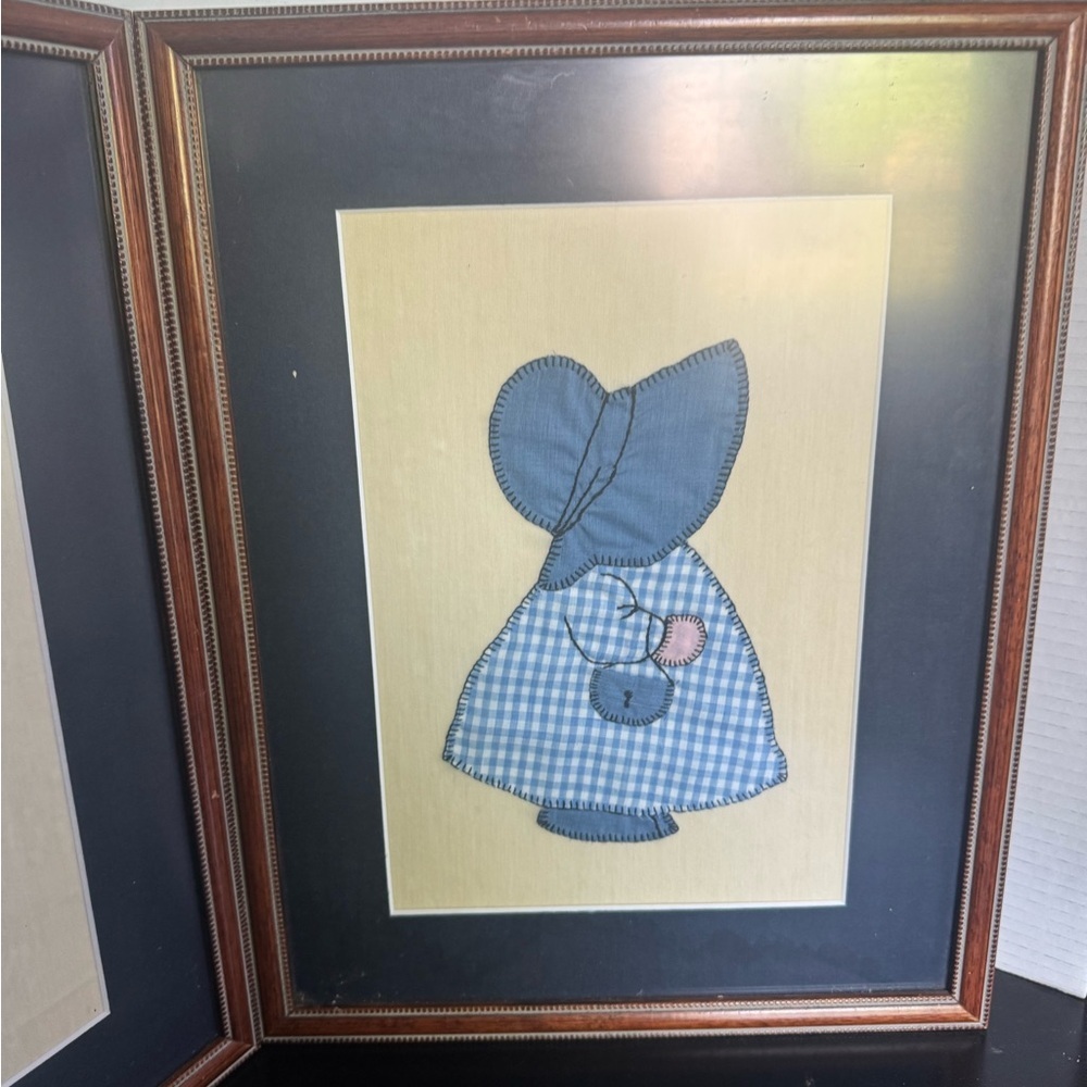 Framed Country Boy and Girl Art - Picture 3 of 9